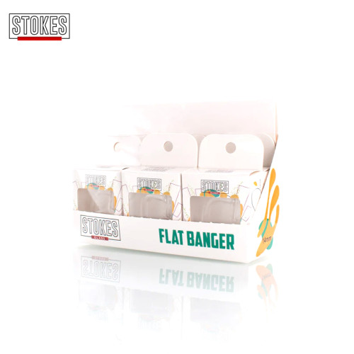 STOKES QUARTZ BANGER 6CT/PK - CLEAR 